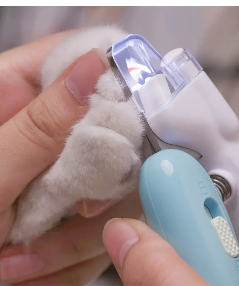 Professional Pet Nail Clippers with Led Light Pet Claw Grooming Dogs Nail