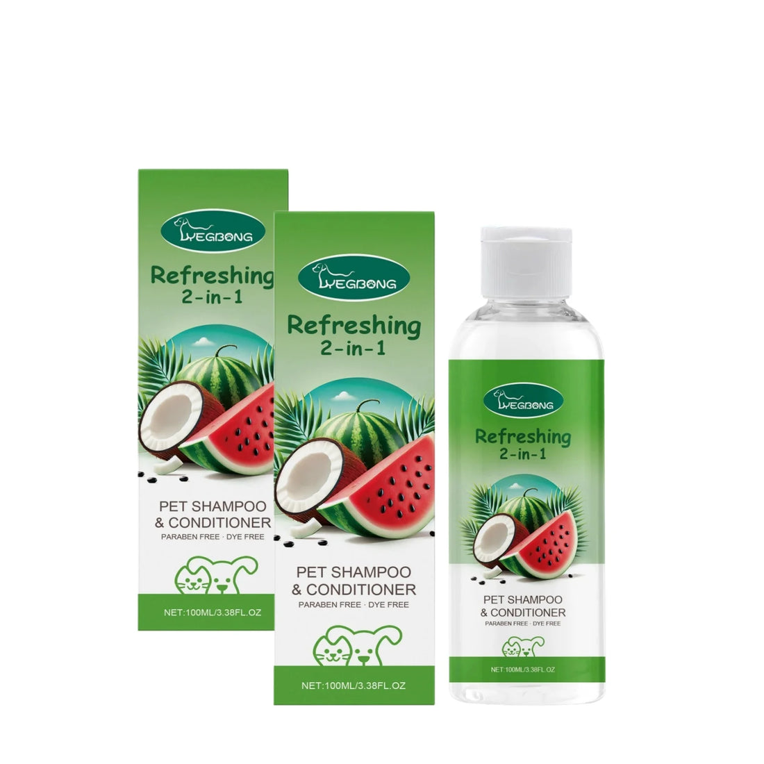 Refreshing 2-In-1 Pet Shampoo And Conditioner Itch Skin Moisturizing Dirt Gel