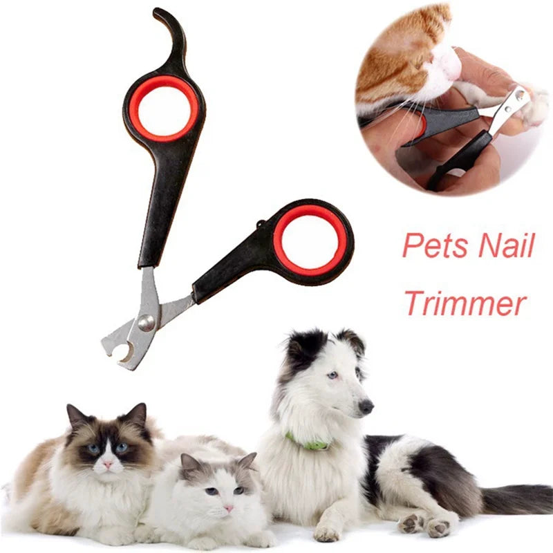 Dog Nail Clippers Professional Grooming Tool Sharp Steel Blade Safe Pet Cat Paw