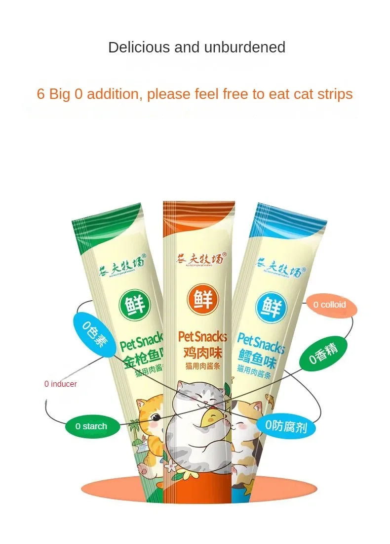 Cat Snacks Cat Wet Food Chicken Tuna Cod fish Pet Wet Food Weight gain