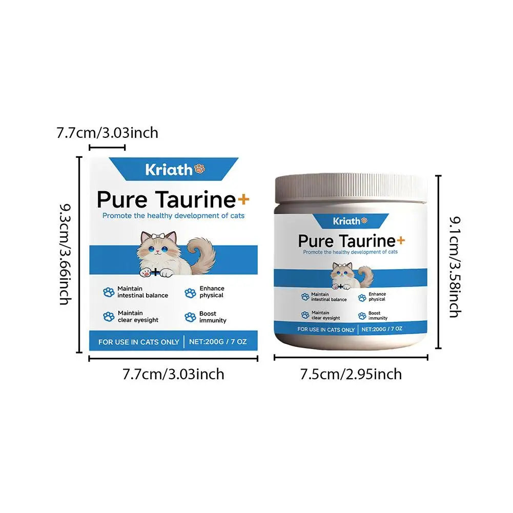 Cats Taurine Powder Supporting Heart Health 200g High Purity Taurine Powder