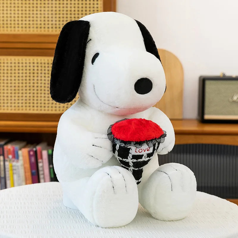 New Cartoon Cute Dog Plush Toy Pillow Sofa Back Plush Doll Gifts