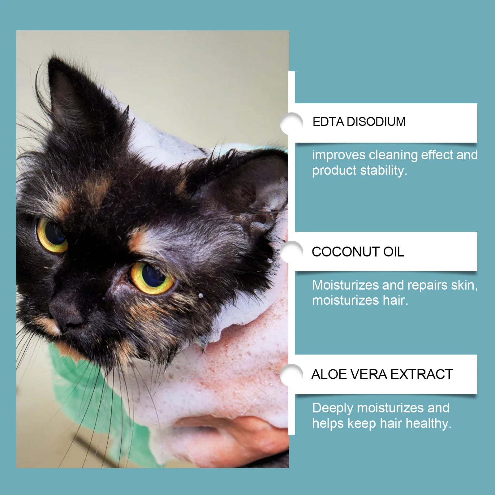Waterless No Rinse Dry Shampoo For Cat Dog Animal Grooming Pet Cleaning