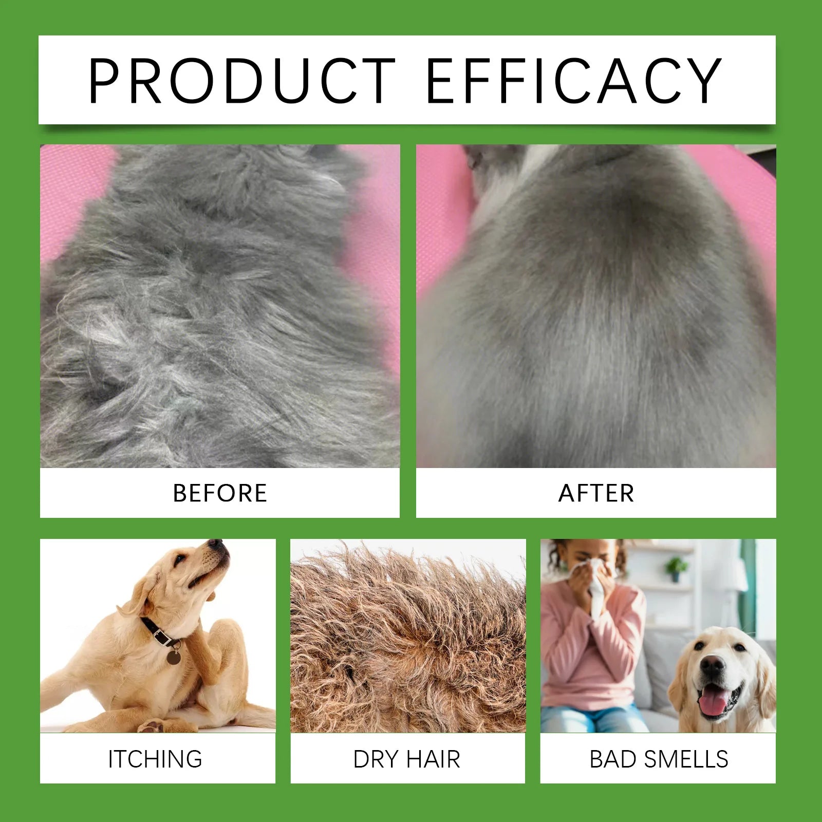 Refreshing 2-In-1 Pet Shampoo And Conditioner Itch Skin Moisturizing Dirt Gel