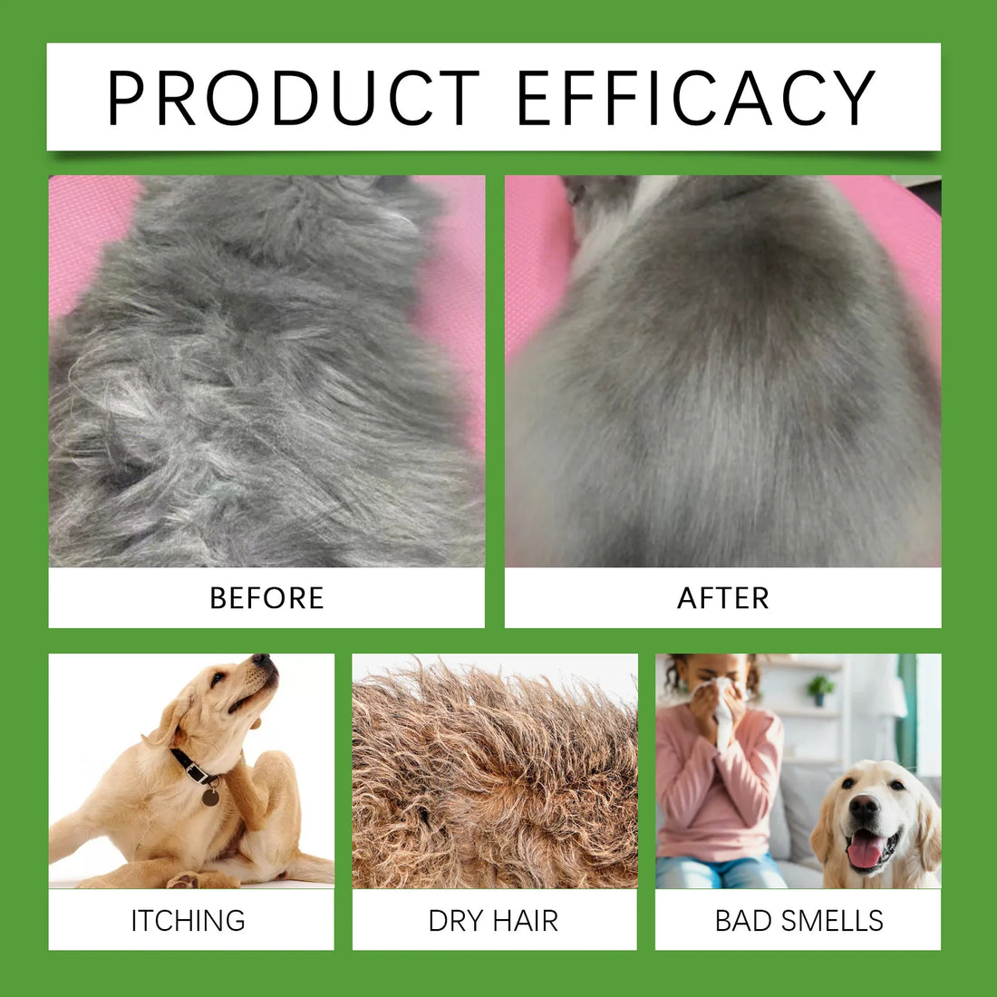 Refreshing 2-In-1 Pet Shampoo And Conditioner Itch Skin Moisturizing Dirt Gel