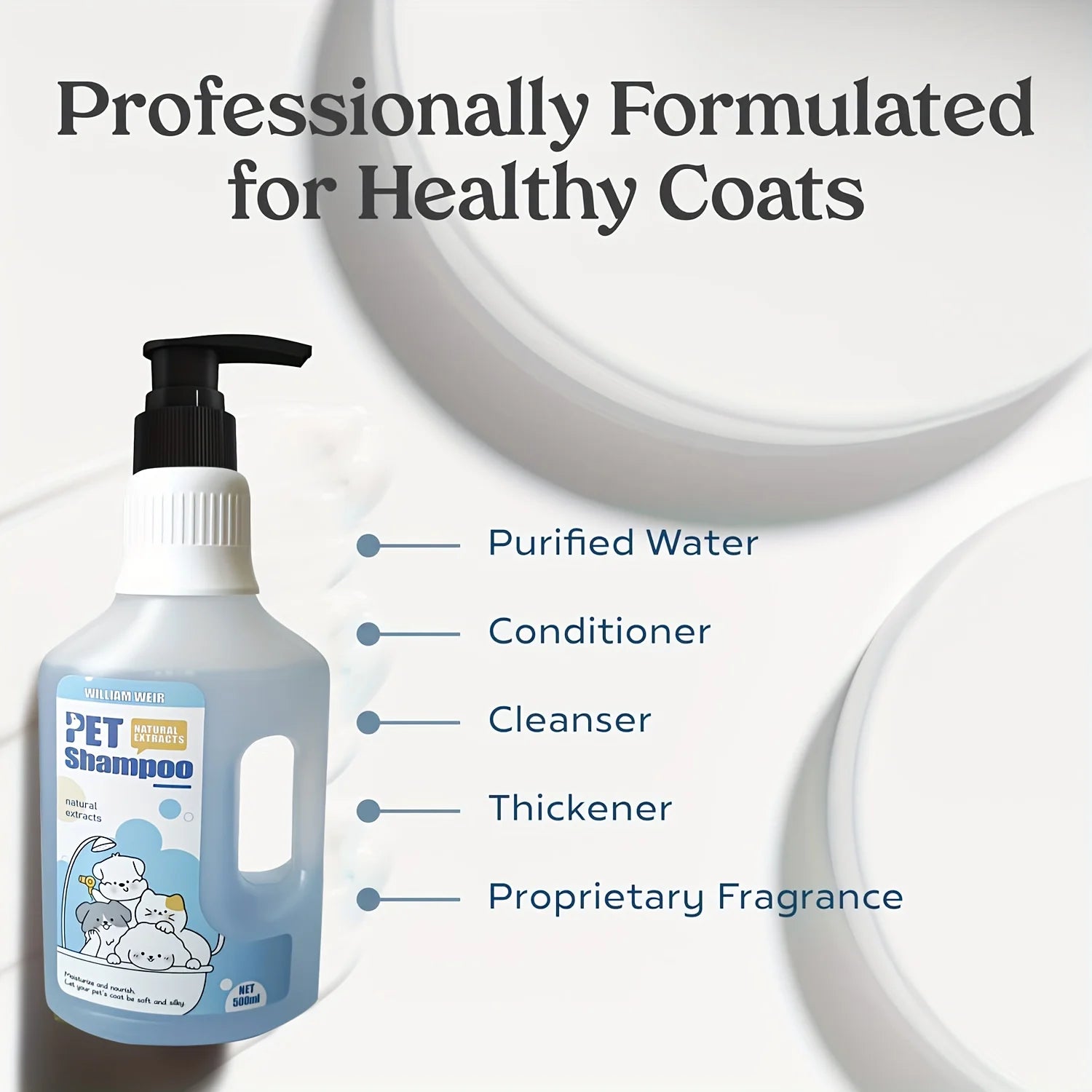Pet Bath Gel,Pet Shampoo,Cat and Dog Bath Gel,Gentle Soothing Dogs Care