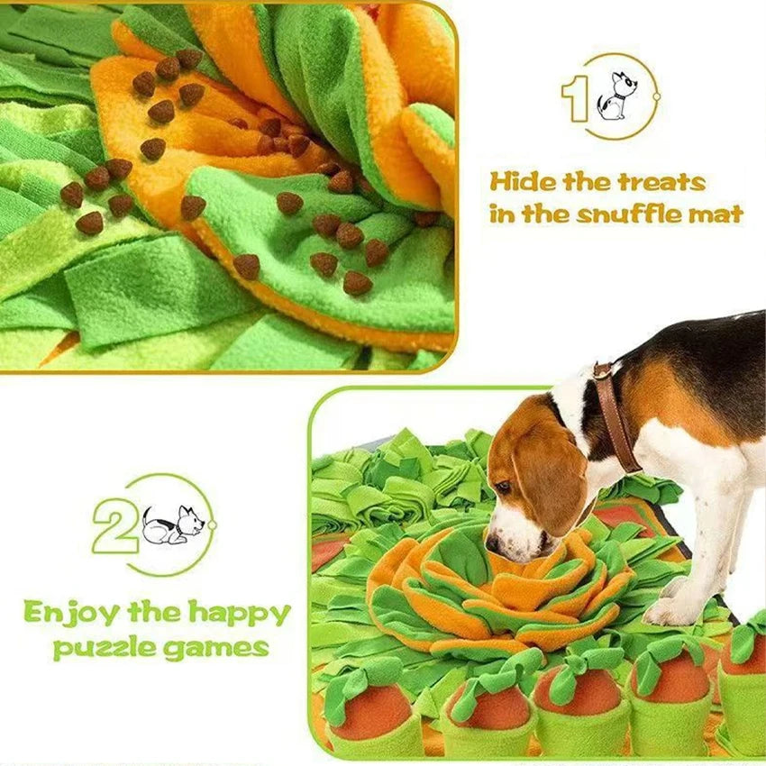 Pet Sniffing Mat Indoor Dog Walking Dog Cat Foraging Toy Dog Stress Relief Puzzle