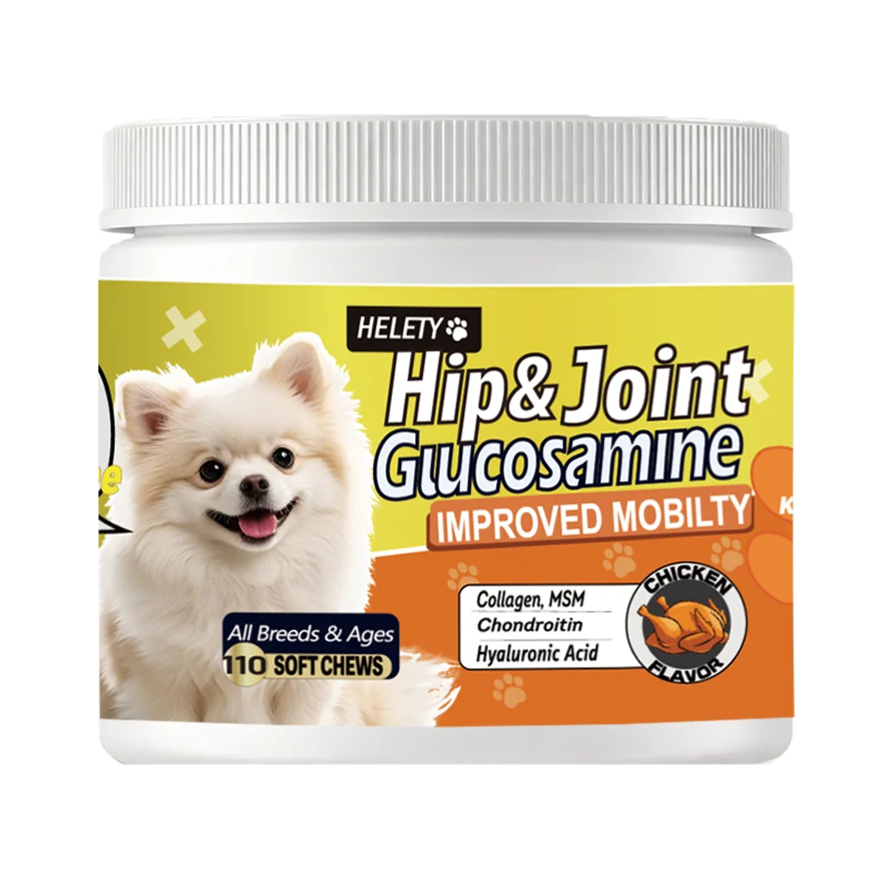 Dog Hip and Joint Supplement with Glucosamine, Chondroitin, Omega