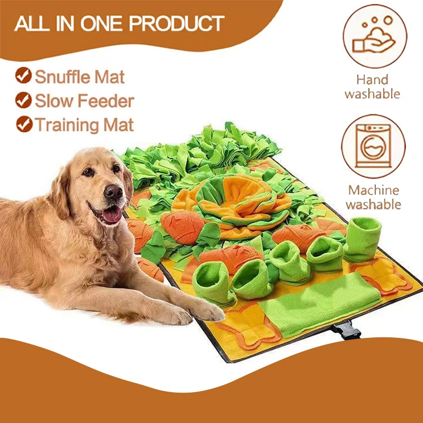 Pet Sniffing Mat Indoor Dog Walking Dog Cat Foraging Toy Dog Stress Relief Puzzle