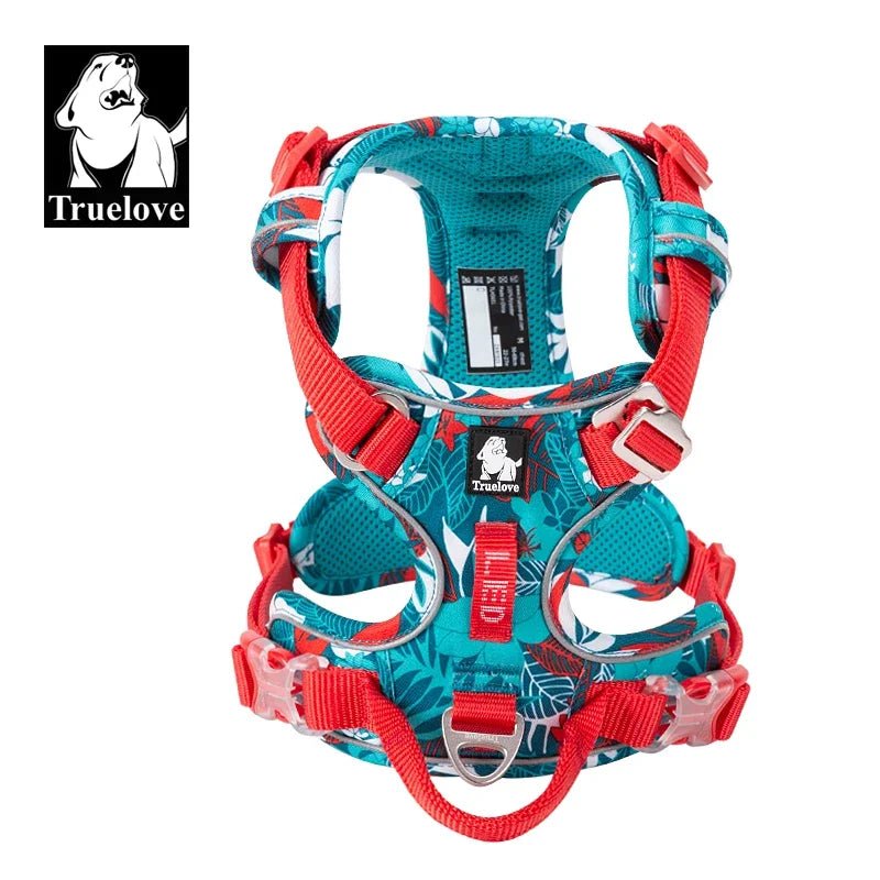 Truelove Pet Explosion-proof Dog Harness Camouflage Reflective Version