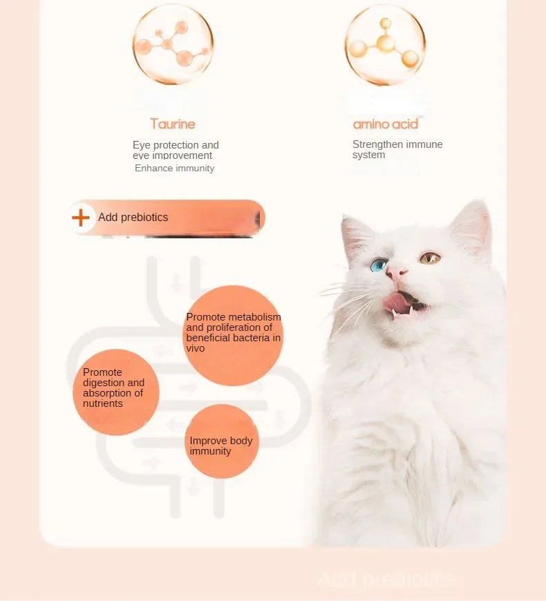 Cat Snacks Cat Wet Food Chicken Tuna Cod fish Pet Wet Food Weight gain