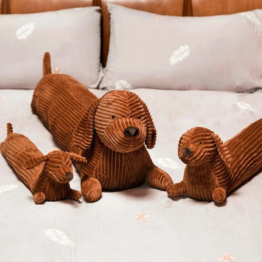 Dachshund Dog Stuffed Animal Plush Long Weiner Dog Body Pillow, Cute Funny