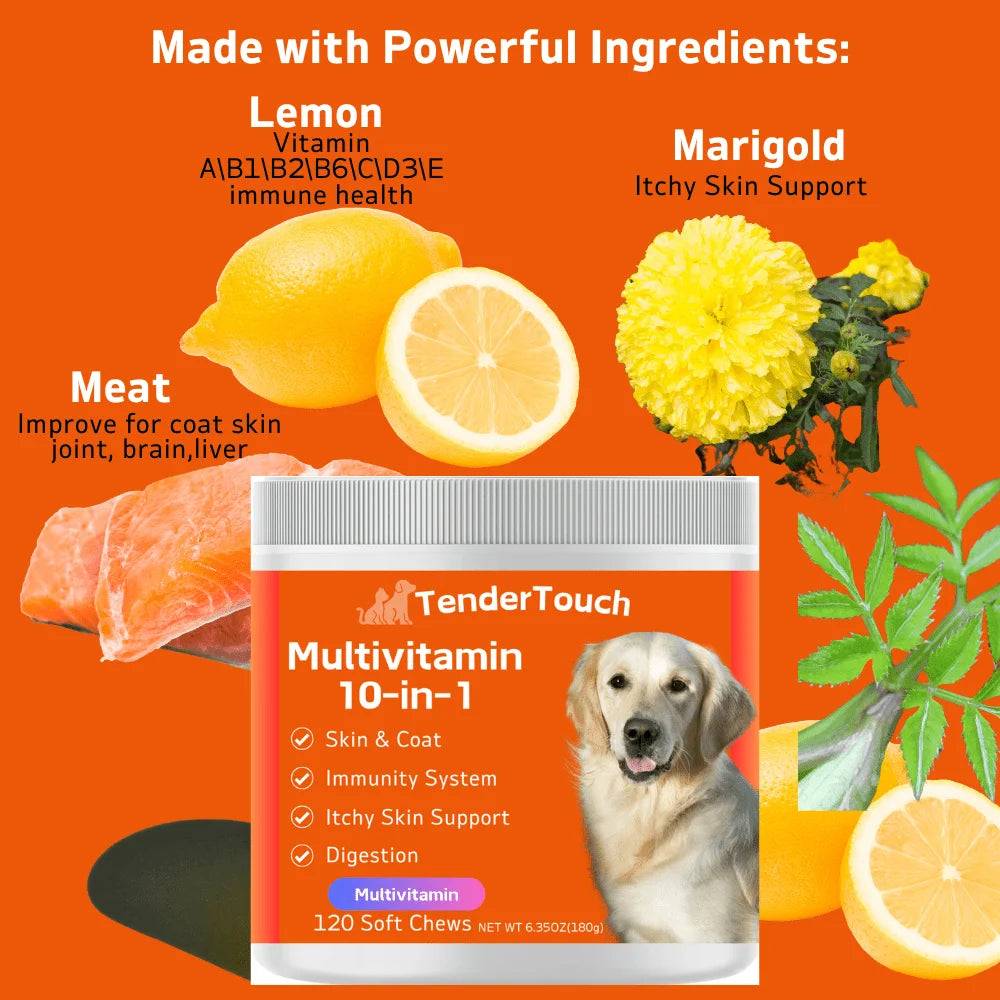 TenderTouch Multivitamin Dog Supplement, Digestive Grain Free Dog