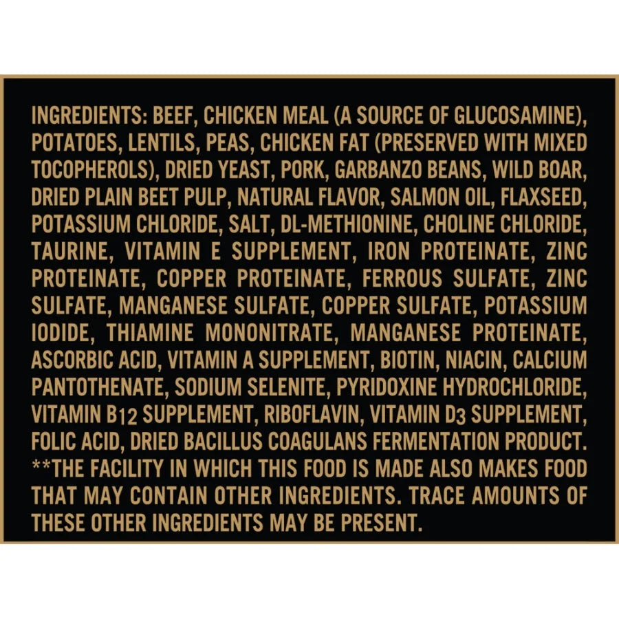 Wild Free Grain-Free Red Meat Recipe Dry Dog Food for Natural Ingredients