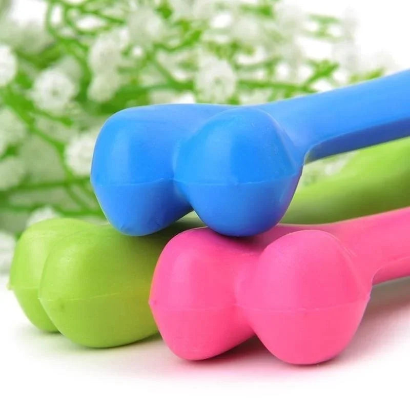 Pet Dog Puppy Cat Rubber Dental Teeth Chew Bone Play Training Fetch Fun Toys