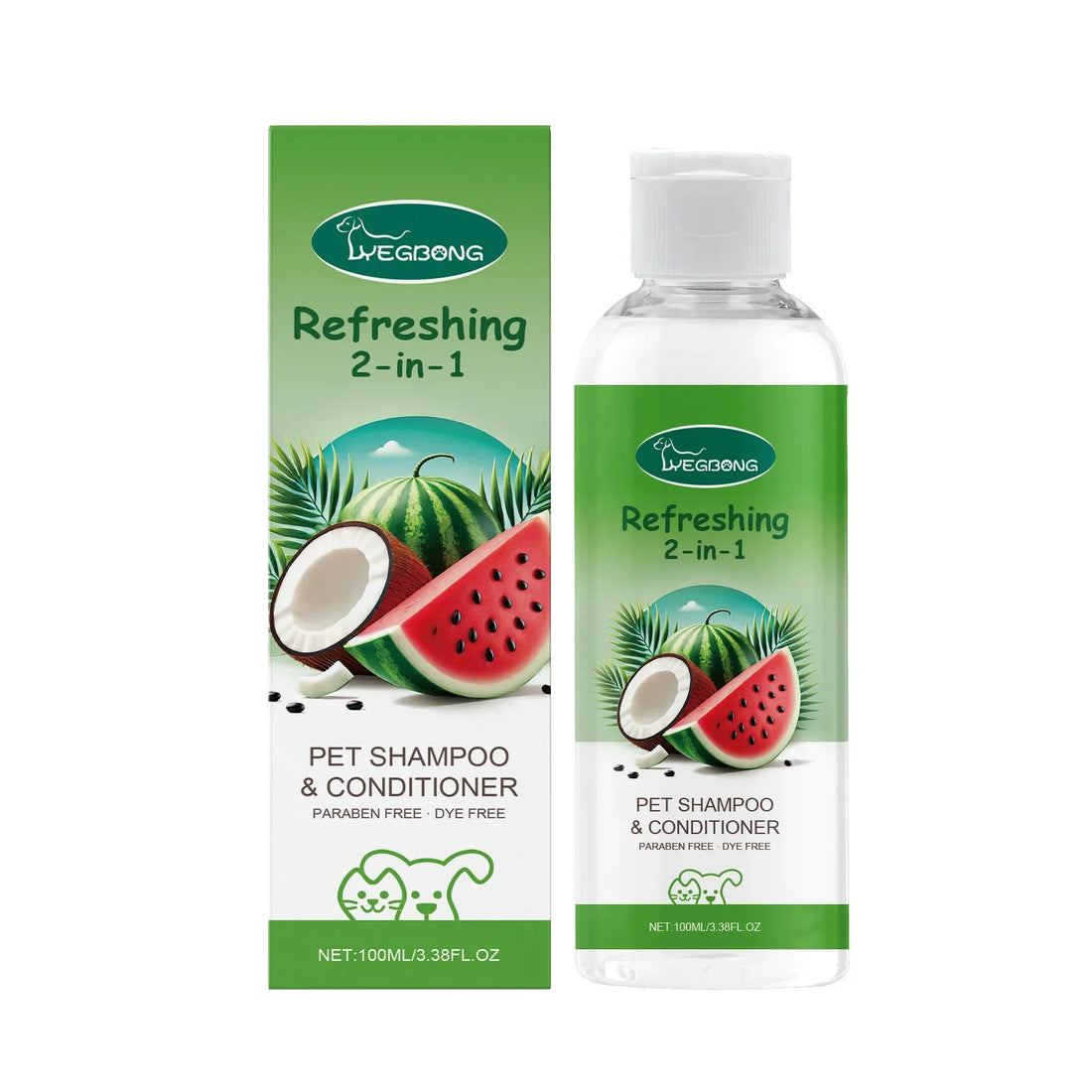 Refreshing 2-In-1 Pet Shampoo And Conditioner Itch Skin Moisturizing Dirt Gel