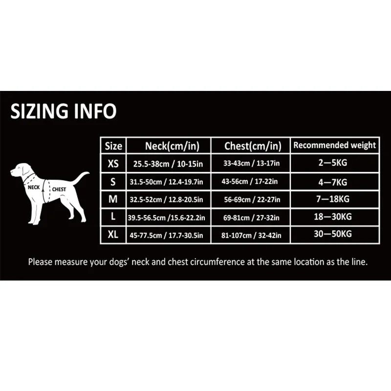 Truelove Pet Explosion-proof Dog Harness Camouflage Reflective Version