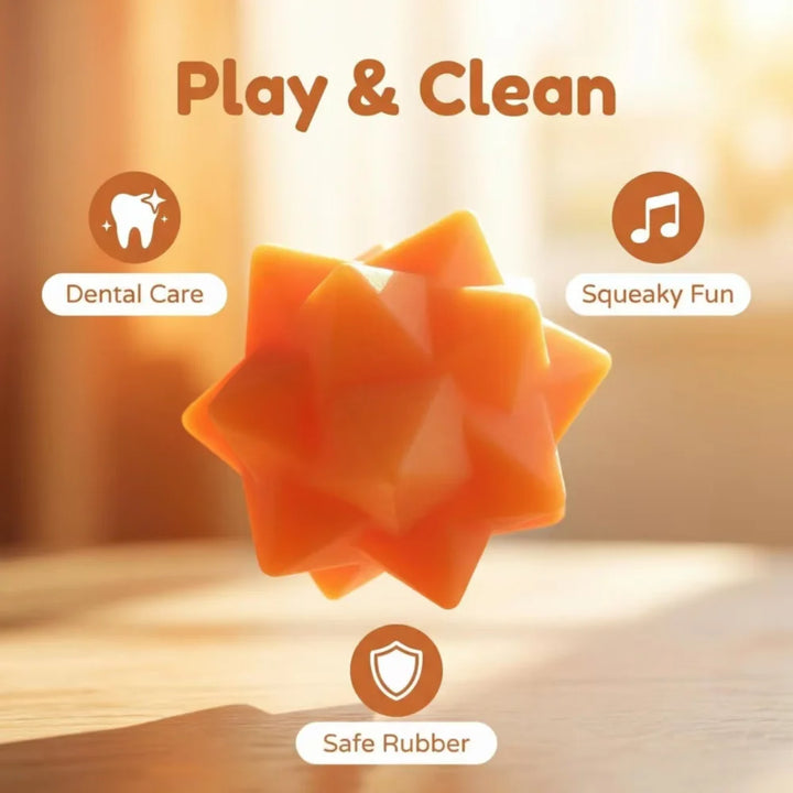 Creative Enamel-Coated PVC Fun Shape Chew Toy for Large Dogs: Durable Bite