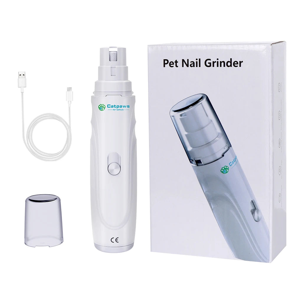 Dog Nail Grinder USB Rechargeable Electric Pet Paws Clipper Trimmer Dog