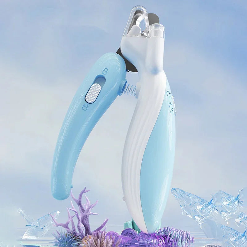 Professional Pet Nail Clippers with Led Light Pet Claw Grooming Dogs Nail