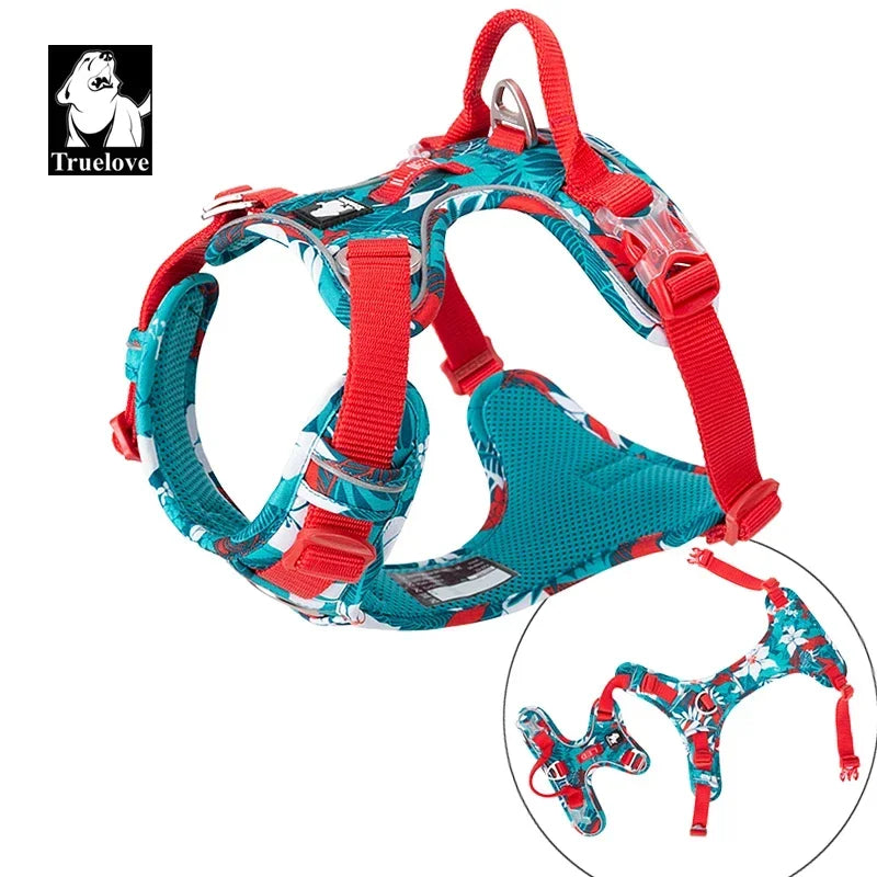 Truelove Pet Explosion-proof Dog Harness Camouflage Reflective Version