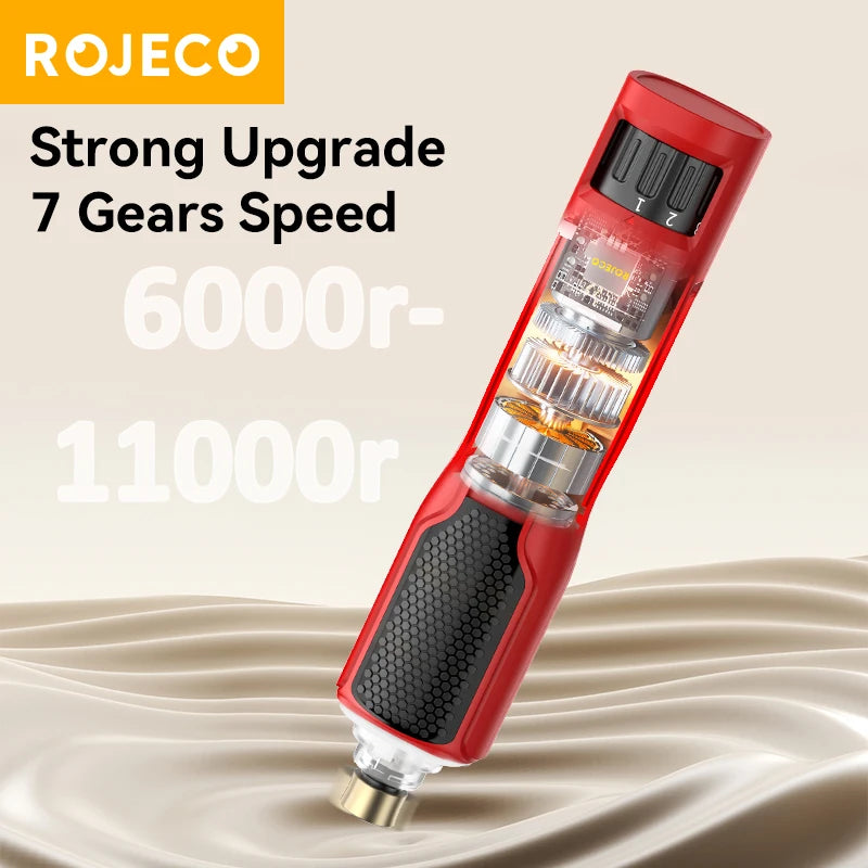 ROJECO Electric Nail Grinder Rechargeable Dog Paws Grooming Nail