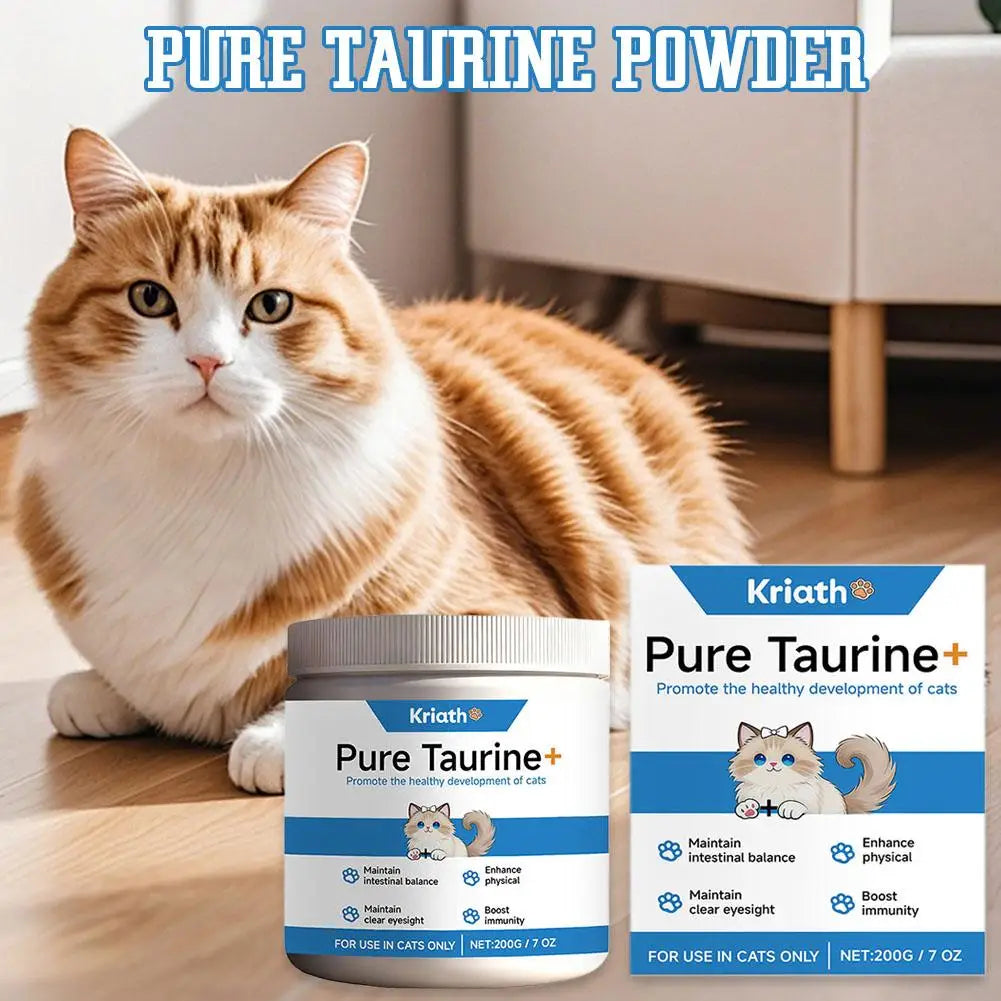 Cats Taurine Powder Supporting Heart Health 200g High Purity Taurine Powder