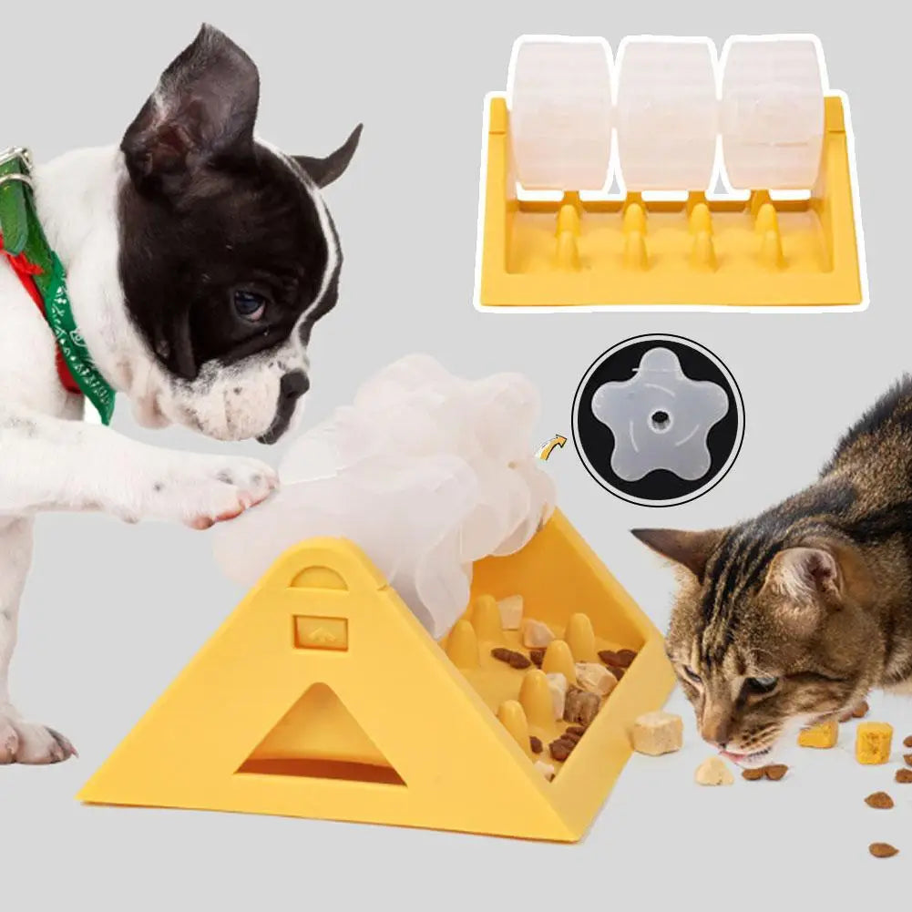 Dog Food Dispenser All-Day Fun Puzzle Feeder Toy Safe Material Dog Puzzle Toy