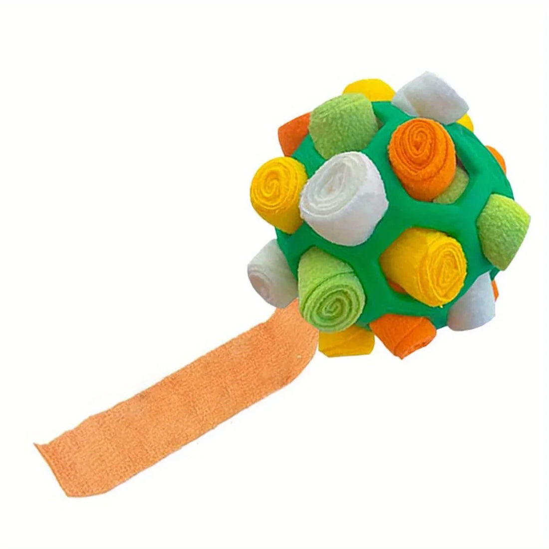1pcs Interactive Dog Toy - Sniffing Ball for Hiding Treats - Rubber Puzzle Ball