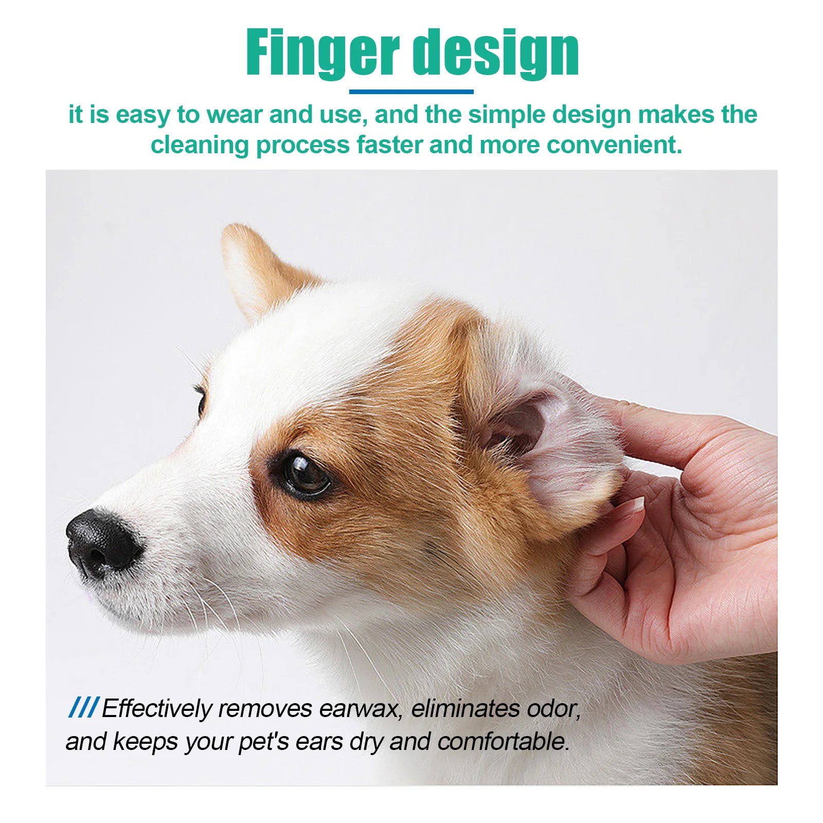 Pet Cleaning Wipes Gentle Cleaning Pet Ear Mites Ear Wax Eye Wax Paws