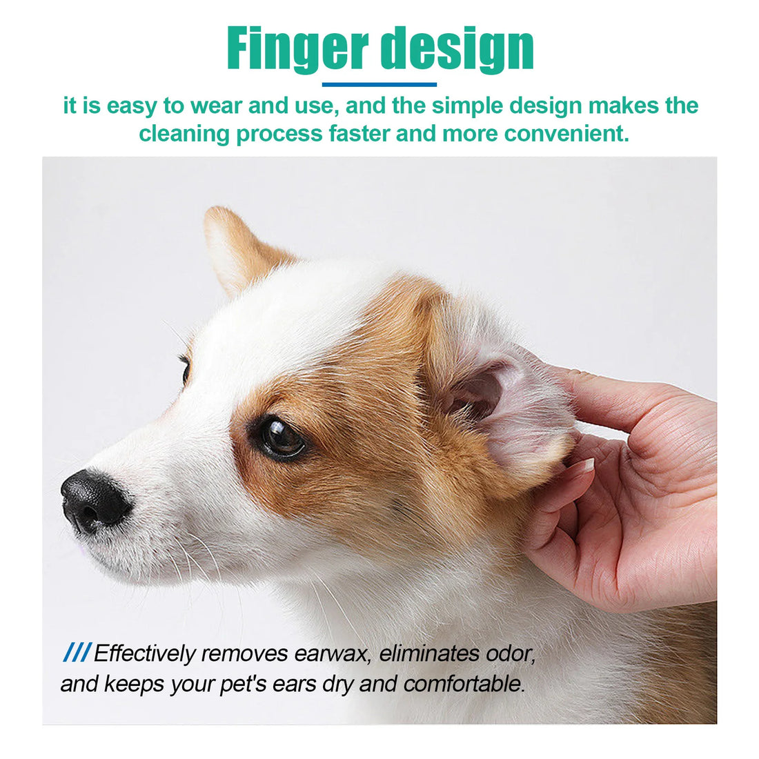 Pet Cleaning Wipes Gentle Cleaning Pet Ear Mites Ear Wax Eye Wax Paws