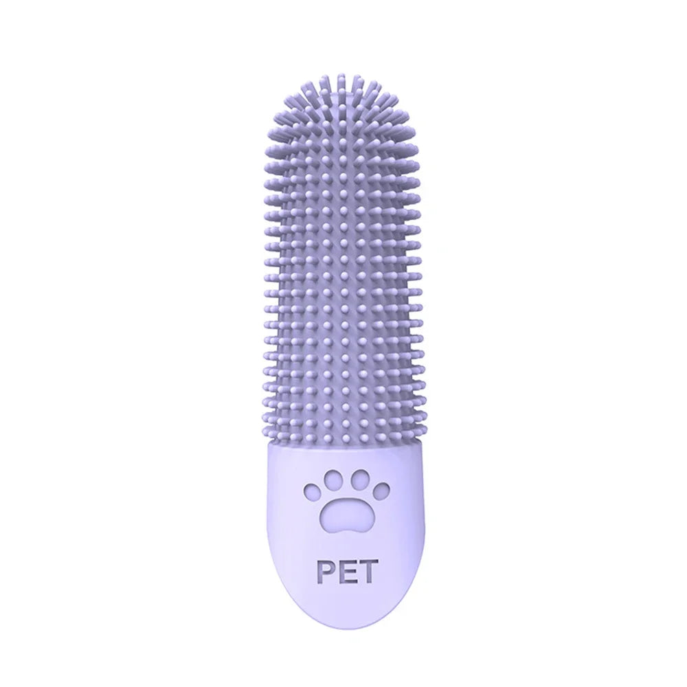 Pet Silicone Cleaning Nail Brush Finger Brush Cat Dog Pet Tooth Brush Dog