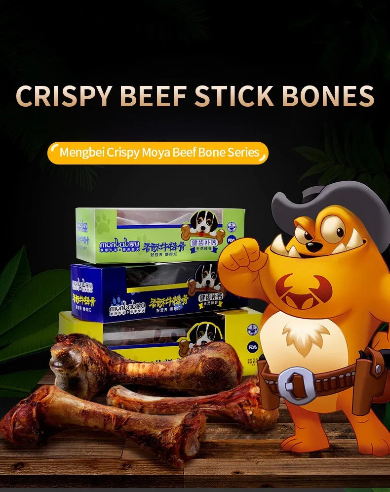 Pet Dog Snacks Crispy Beef Stick Bone Large Size Grinding Teeth Snacks