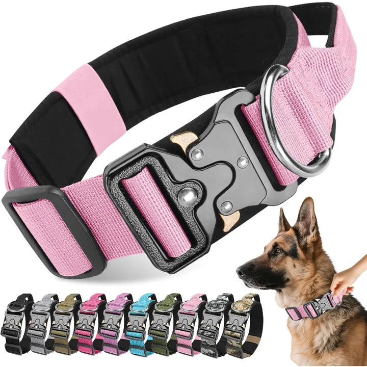 Pet Collar Adjustable Heavy Duty Wide Thick Dog Collars with Quick type Dogs