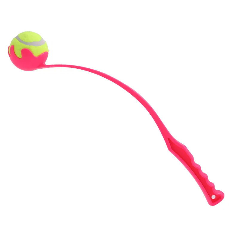 Pet Throwing Stick Toy Interactive Ball for Dogs Cats Training Fetch Game