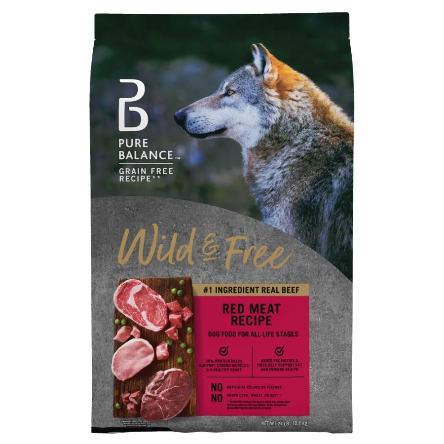 Wild Free Grain-Free Red Meat Recipe Dry Dog Food for Natural Ingredients