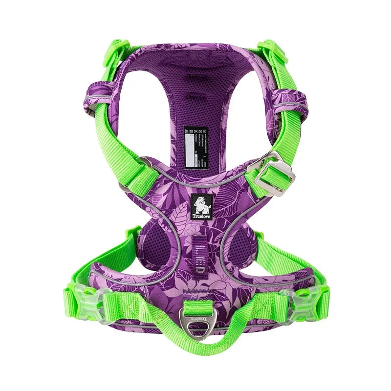 Truelove Pet Explosion-proof Dog Harness Camouflage Reflective Version