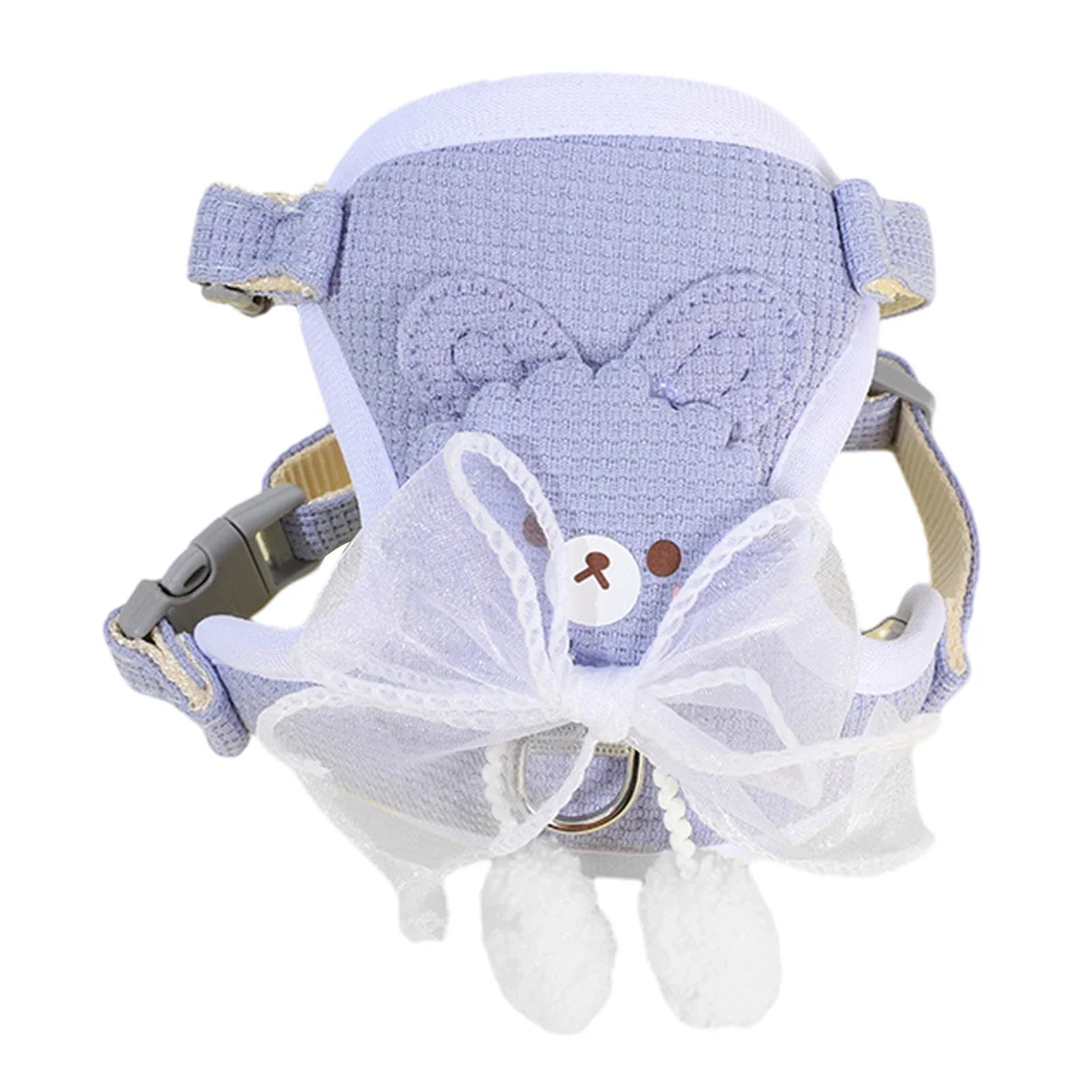 Cute Bow Pet Harness Undershirt Style Pet Leash Adjustable Leash Pets Harness