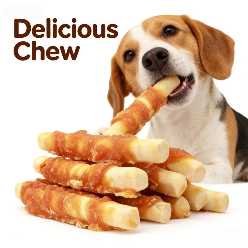 220g Chicken Flavored Milk Dog Treats Rich Dental Health Dog Biscuits