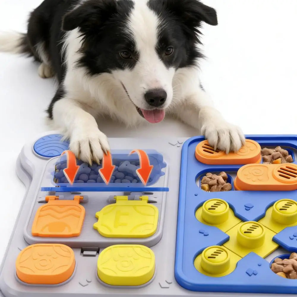 Dog Puzzle Toy & Pet Feeder Treat Dispensing Toy for IQ Training Dogs