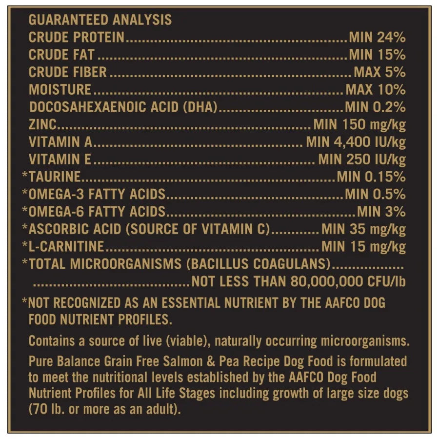 Wild Free Grain-Free Salmon Pea Recipe Dry Dog Food 24 lbs Ideal for Active Dogs