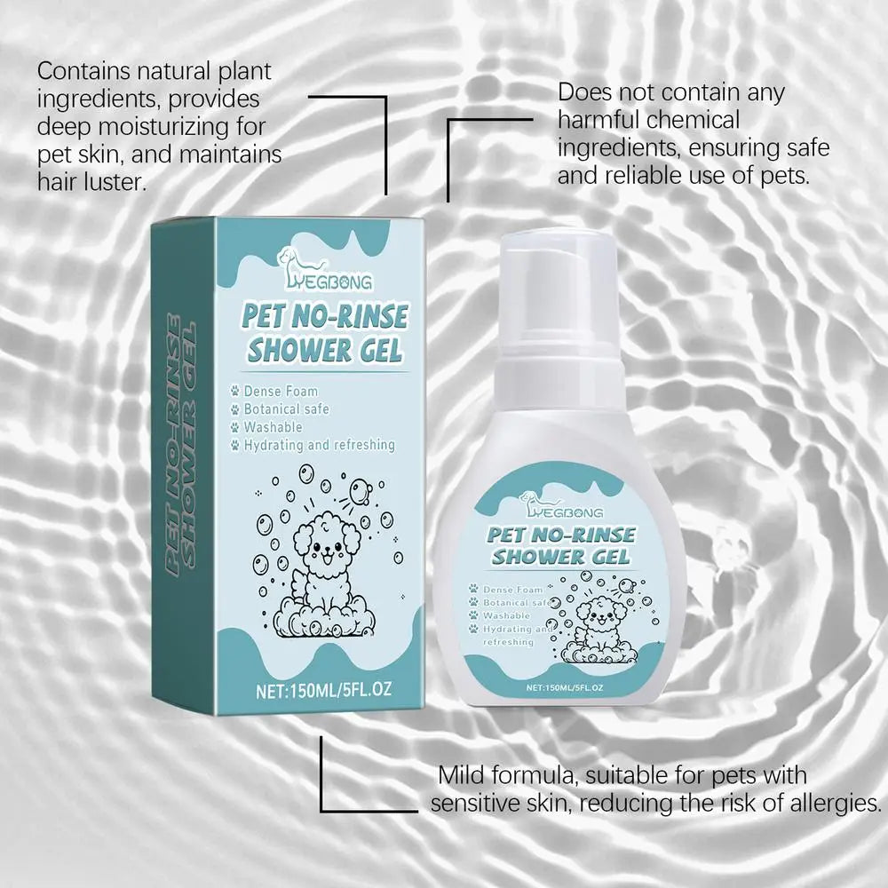 Waterless No Rinse Dry Shampoo For Cat Dog Animal Grooming Pet Cleaning