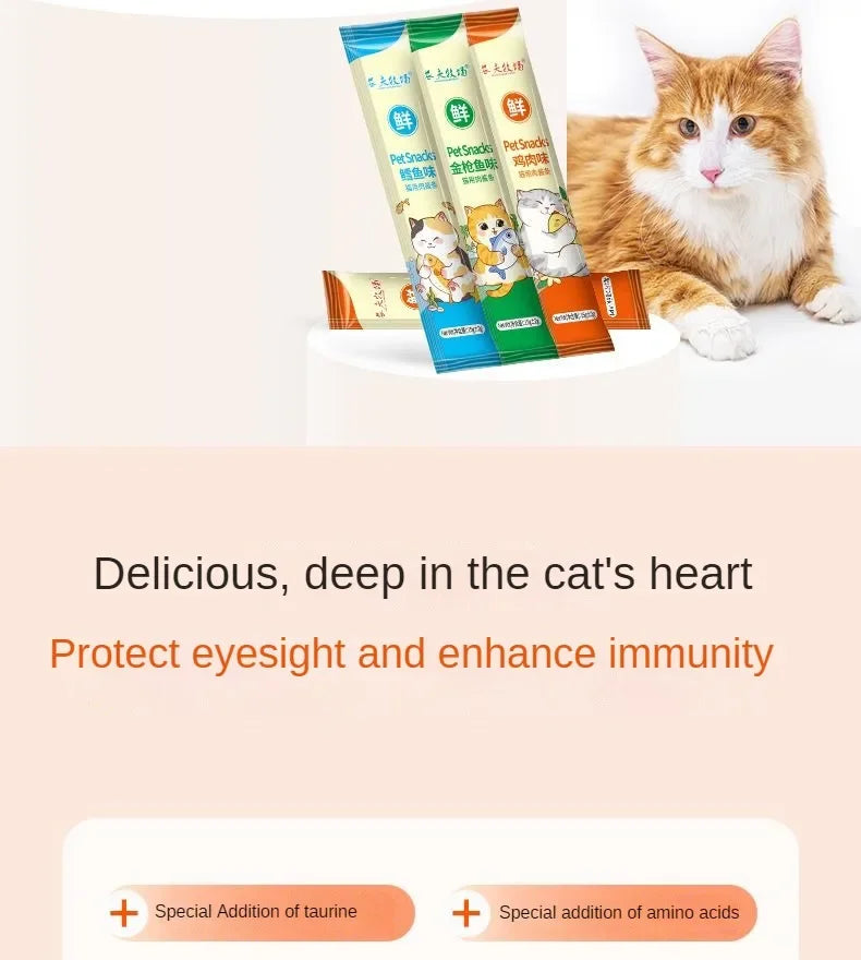 Cat Snacks Cat Wet Food Chicken Tuna Cod fish Pet Wet Food Weight gain