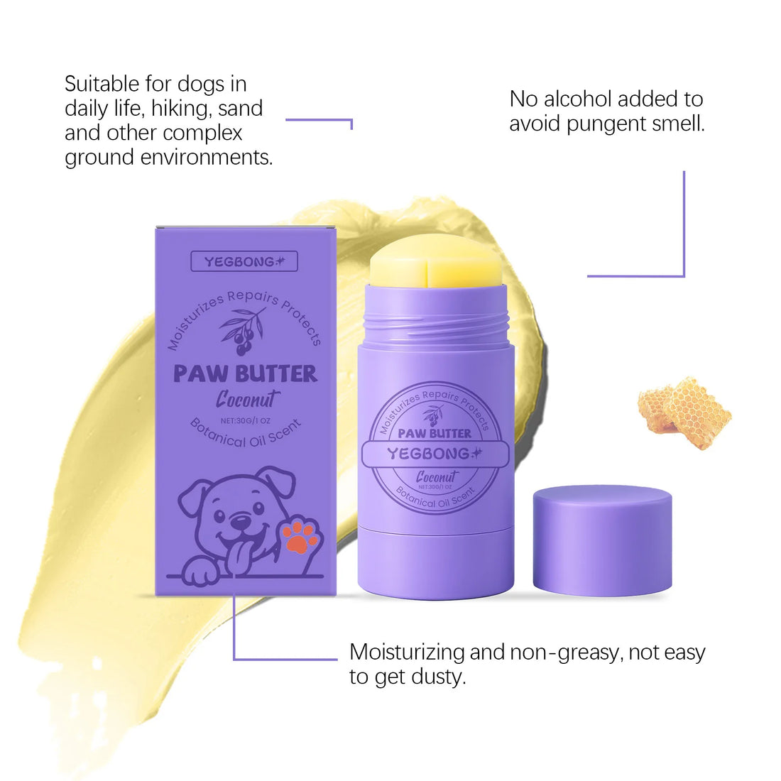 Paw Care Cream for Dogs Deep Moisturizing Improve Drying Pet Paw