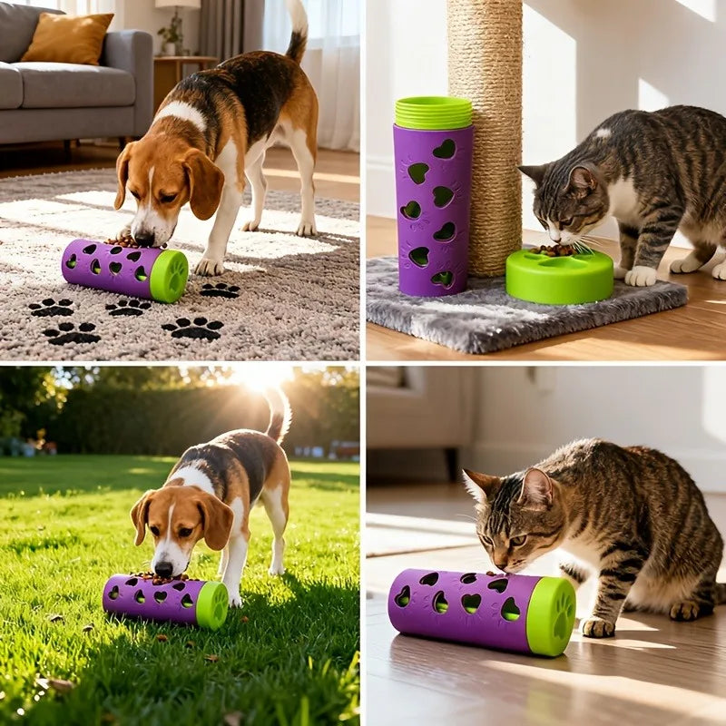 New Detachable Pet Slow Feeder Treat Dispenser | Durable Bite-Resistant Chew