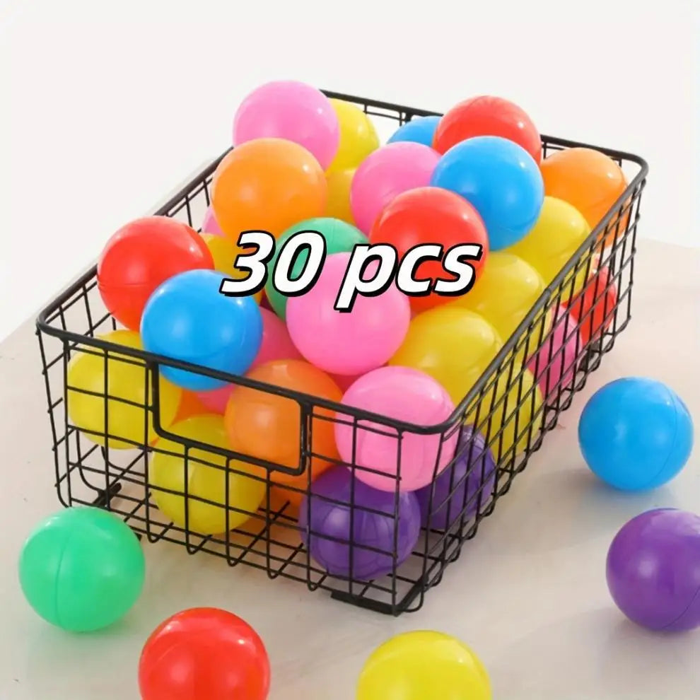 Dog Toys Balls with Storage Bag 7 Bright Colors Crush Proof Great Play Toys