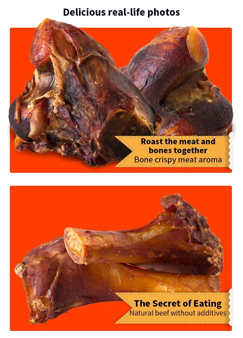 Pet Dog Snacks Crispy Beef Stick Bone Large Size Grinding Teeth Snacks