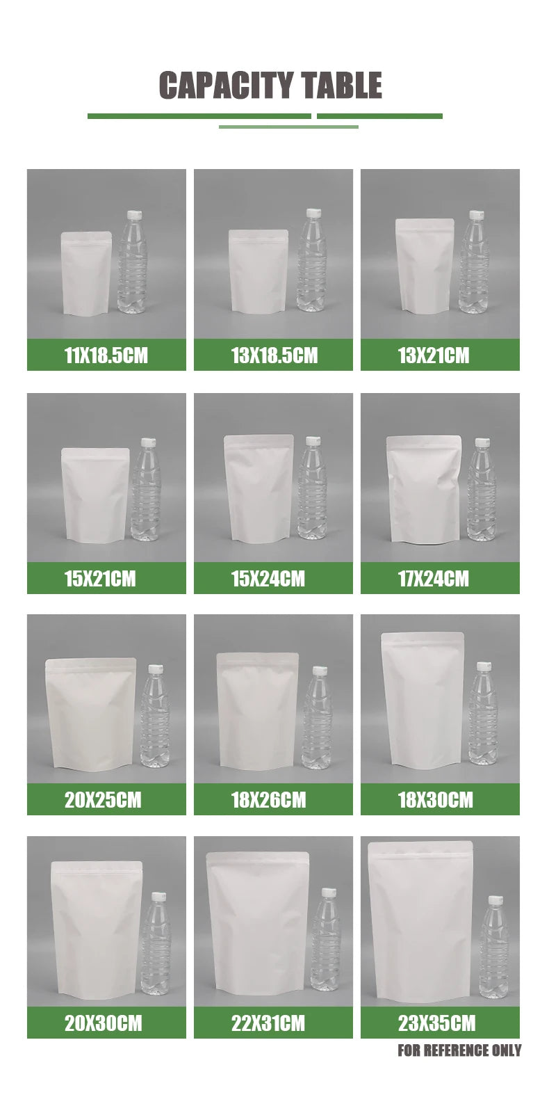 Customized Dried Fruit Candy Tea Gift White Kraft Paper Bags Stand Up Zip Lock