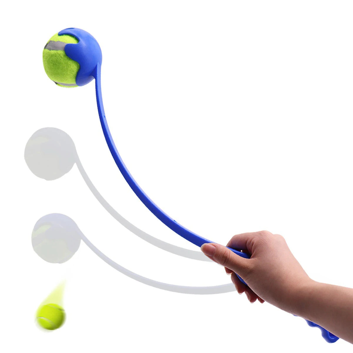 Pet Throwing Stick Toy Interactive Ball for Dogs Cats Training Fetch Game