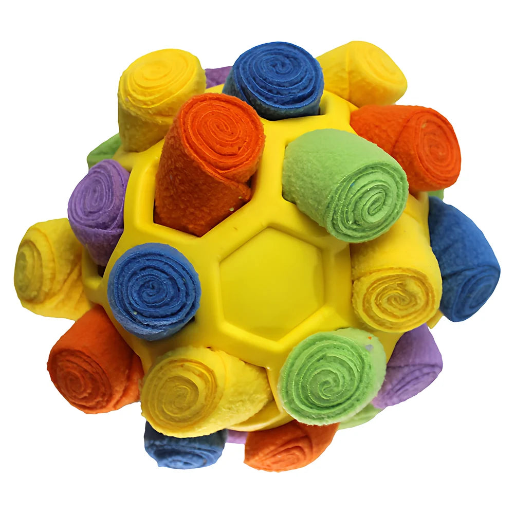 Pet Treat Dispenser Ball, Dog Sniffing Ball Puzzle Ball, Bite-Resistant Feeding Toy